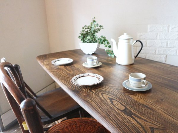 アーコール Ercol リフェクトリー テーブル 1960's vintage ダイニングテーブル エルム材 ビーチ材 イギリス ◎
