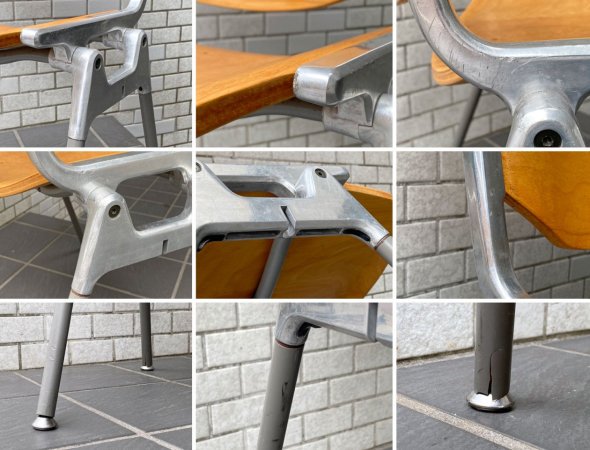 カステリチェア Castelli DSC 106 スタッキングチェア ダイニングチェア プライウッド イタリア ミッドセンチュリー インダストリアルデザイン B ■