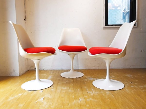 ノル Knoll チューリップチェア エーロ・サーリネン Eero Saarinen ノール スペースエイジ ビンテージ ミッドセンチュリー B ★