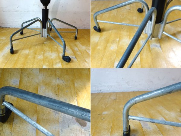 インダストリアル Industrial 工業系 ワイヤー ワークチェア キャスター メッシュシート 昇降機能付 リメイク ユニークデザイン ★