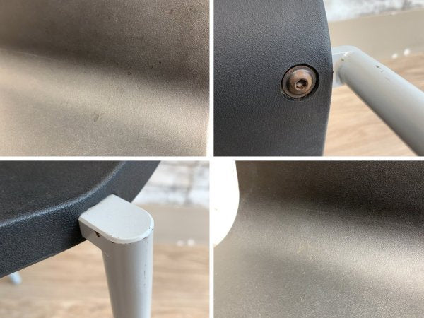 ヴィトラ vitra. .03 ゼロスリー ダイニングチェア スタッキングチェア 2脚セット ベーシックダーク Maarten Van Severen 合計定価¥125,400- ●