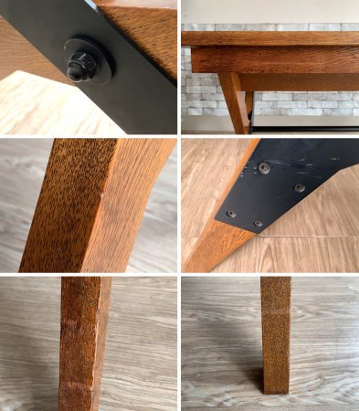 パシフィックファニチャーサービス pacific furniture service オペレーション A テーブル OPERATION A ナラ無垢材 ダイニングテーブル 定価¥206,800- ●