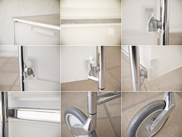 カルテル Kartell モビル3ワゴン MOBIL 3 WAGON 3ドロワー チェスト アイス キャスター付 アントニオ・チッテリオ イタリア 定価¥133,700- ◇