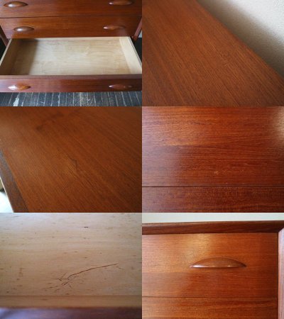 北欧 ヴィンテージ 7ドロワー チェスト デンマーク チーク材 希少 7段 ◎