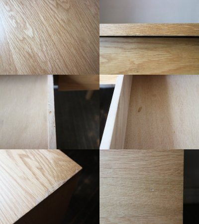 無印良品 MUJI オーク材 パーソナルデスク ワークテーブル 引出し付 フック付 & デスクワゴン セット ナチュラル シンプル 合計定価¥39,800- ◎