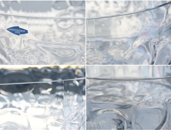 イッタラ iittala フローラ Flora ボウル クリア 25cm 特大 フローラ布&箱付 オイバ・トイッカ スコープ SCOPE 別注 フィンランド 北欧 ●