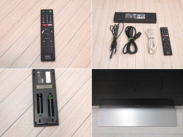ソニー SONY ブラビア BRAVIA 55型液晶テレビ KJ-55X9300D トリプルチューナー 4K 3D Wi-Fi Bluetooth 対応 Android TV 薄型 2016年製 ●