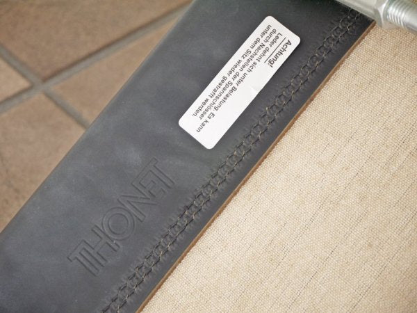 トーネット THONET S33 サイドチェア ブラックレザー カンティレバーチェア バウハウス BAUHAUS マルト・スタム Mart Stam モダンデザイン 定価188,100円 A ◇