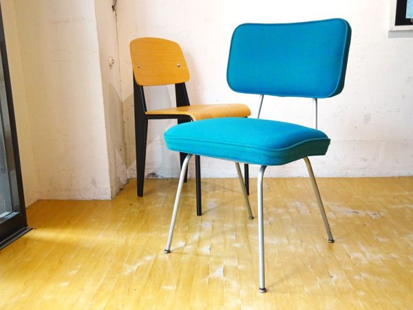 ハーマンミラー Herman Miller ジョージ・ネルソン George Nelson メタルサイドチェア Model 4671 ジラルドファブリック ビンテージ ミッドセンチュリー ★