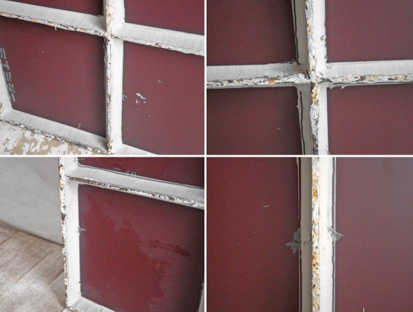フランス ビンテージ France Vintage シャビーシック 壁掛け ウォールミラー 鏡 アイアンフレーム 店舗什器 ♪