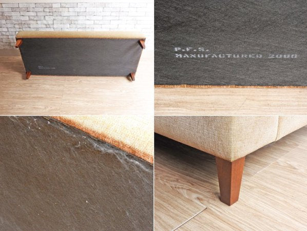 パシフィックファニチャーサービス PACIFIC FURNITURE SERVICE スタンダード A ソファ STANDARD A SOFA 2シーター ファブリック 現状品 ●