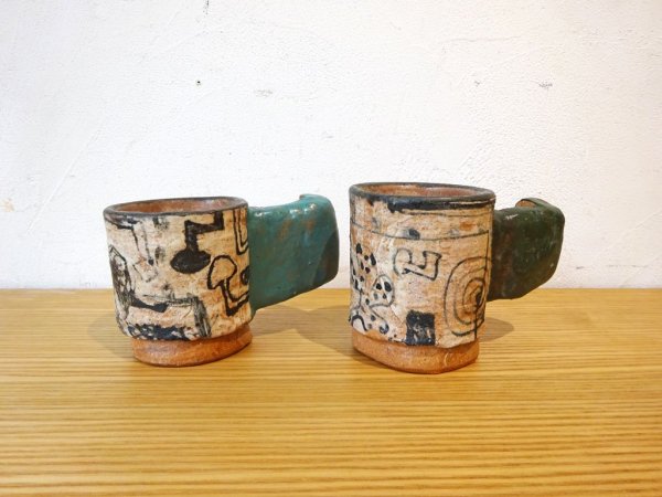 キム・ホノ KIMHONO マグカップ Mug 現代作家 陶器 陶芸 B ★