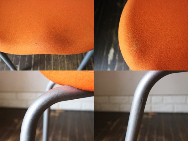 モローゾ Moroso テレビチェア TV CHAIR テレビチェア マーク・ニューソン Marc Newson スタッキングチェア オレンジ イタリア B ◎