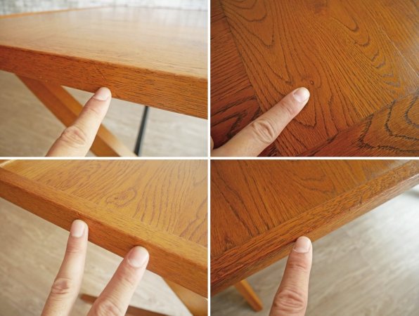 パシフィックファニチャーサービス P.F.S オペレーションBテーブル OPERATION B TABLE Lサイズ ダイニングテーブル オーク無垢材 定価¥159,500- ●