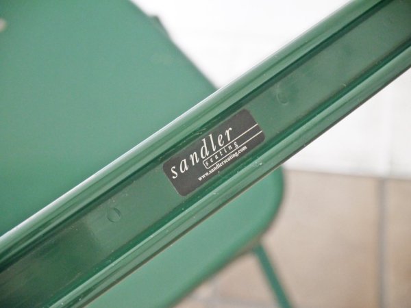 クラリン CLARIN オールスチール フォールディングチェア ALL STEEL FOLDING CHAIR エーシェイプ A shape グリーン ◇