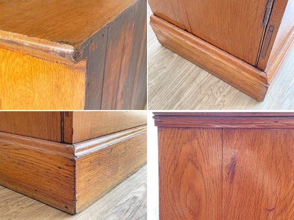 UK ビンテージ Vintage ケンリック&ジェファーソン Kenrick & Jefferson オーク材 キャビネット サイドボード W158cm 鍵付 ロイズアンティークス 取扱 ●