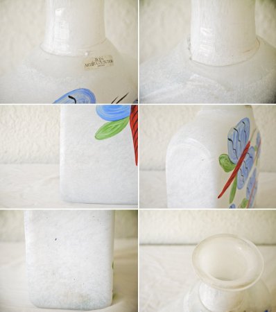 コスタボダ COSTA BODA アーティストコレクション ARTIST COLLECTION バタフライ ガラス フラワーベース ウルリカ ヒードマン ヴァリーン ビンテージ 希少品 ◇