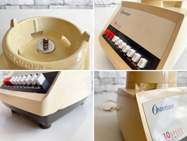 オスタライザー Osterizer blender ビンテージ サイクルブレンド 10スピード ブレンダー ミキサー US アメリカ ●