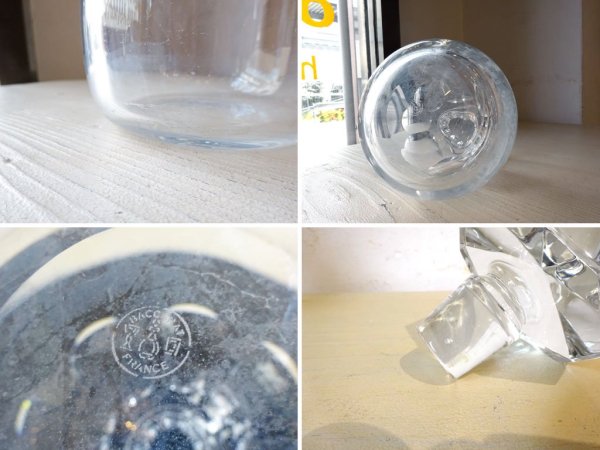 バカラ Bacarrat クリスタル バカラボトル サリニャック コニャック ブランデー ナポレオン カラフェ デキャンタ 空瓶 ★