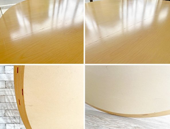 オフェクト OFFECCT ボンド Bond カンファレンステーブル ダイニングテーブル ラウンドテーブル ナチュラル Φ100cm スウェーデン 北欧モダン ●