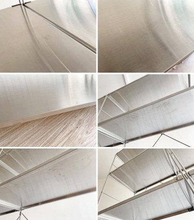 無印良品 MUJI ステンレスユニットシェルフ ステンレス棚 大 オープンシェルフ 2列 定価¥52,800- ●