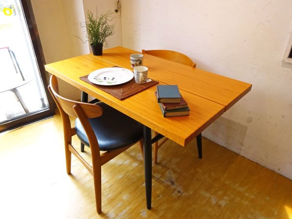 アルテック Artek ピルッカ テーブル pirkka table イルマリ・タピオヴァーラ Ilmari Tapiovaara ハニー × ブラック 廃盤サイズ ★