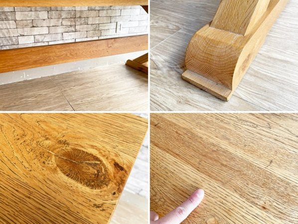 アクタス ACTUS スローハウス SLOW HOUSE クオピオ ダイニングテーブル KUOPIO DINING TABLE オーク材 オイル仕上げ カントリーデザイン ●