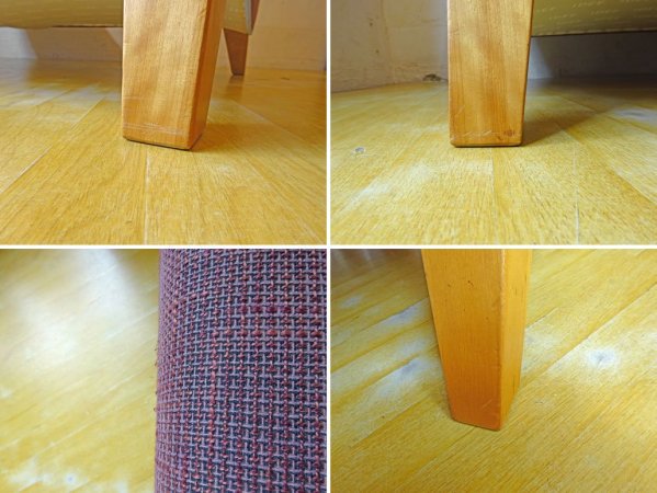 イデー IDEE ホッパーソファ & オットマン Hopper Sofa 2人掛け パープル 北欧スタイル 廃番 ★