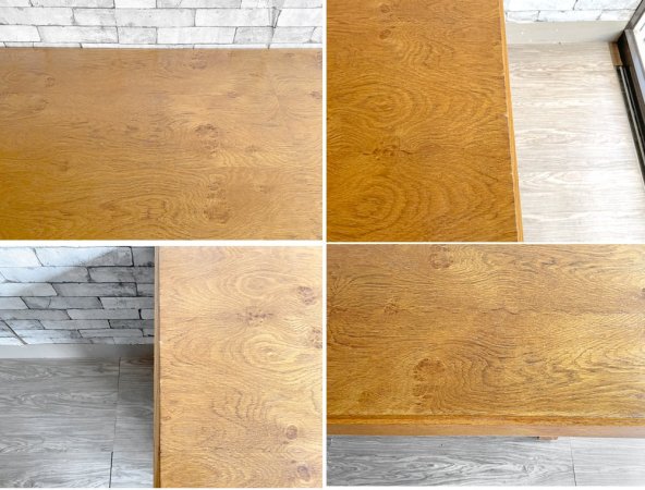 ザ・コンランショップ THE CONRAN SHOP 天然木天板 × 無垢脚 ダイニングテーブル 定価約30万以上 ナチュラルモダン ●