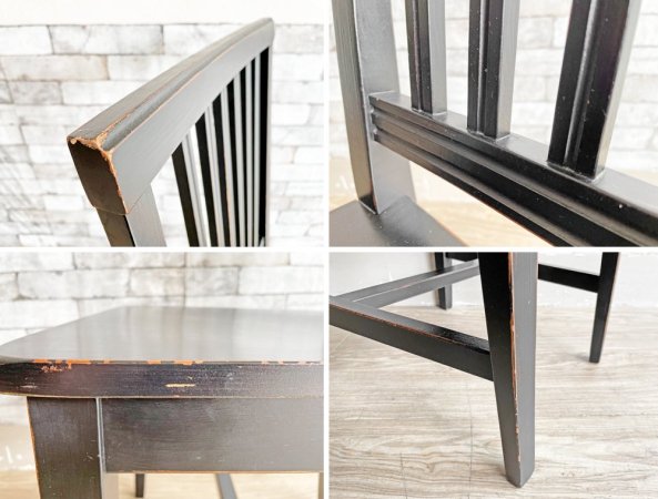 クレイト&バレル Crate&Barrel ヴィレッジ Village サイドチェア ダイニングチェア ビーチ材 2脚セット 合計定価:約4.4万円 アメリカ US ●