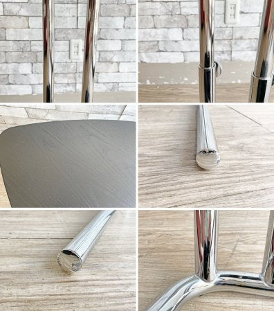 テクタ TECTA サイドテーブル K22 SIDE TABLE ブラック 昇降 アクセル・ブロッホイザー ドイツ バウハウス アクタス ACTUS 取扱 定価¥70,400- ●