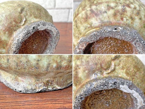 加地 学 フラワーベース 花器 一輪挿し H14.5 現代作家 ■