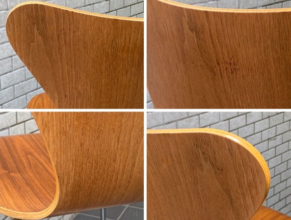 フリッツハンセン Fritz Hansen セブンチェア ナッツ アルネ・ヤコブセン スタッキングチェア 廃番 北欧家具 デンマーク ■