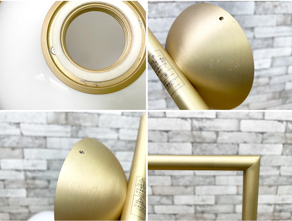 フロス FLOS アイシーライツ IC LIGHTS ウォールランプ ガラス×真鍮 マイケル・アナスタシアデス デザイン 2019年製 要電気工事 定価:約100,000円 ●