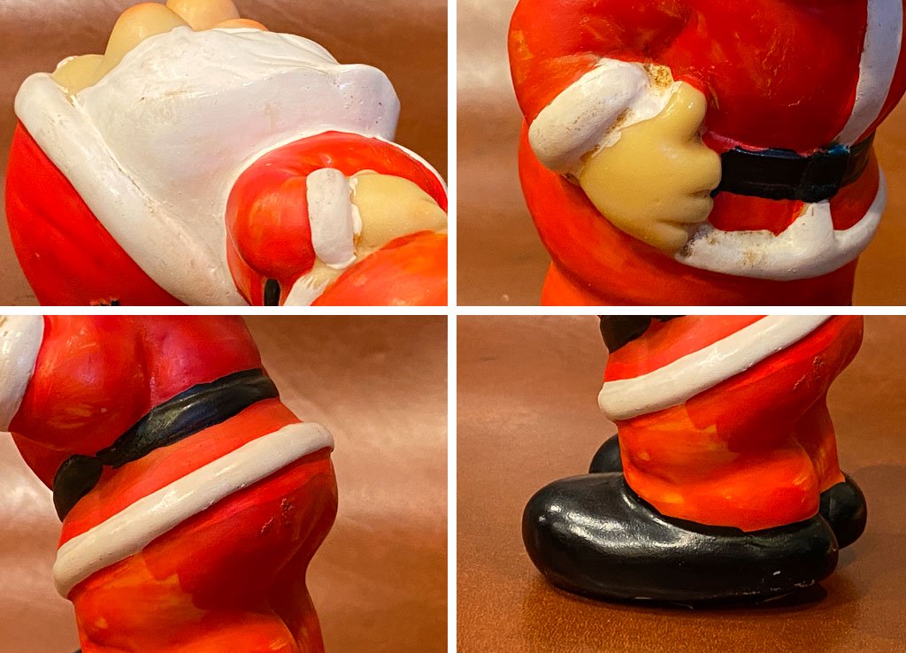 ジャパンビンテージ Japan Vintage 不二家 FUJIYA フィギュア ソフビ サンタクロース 昭和レトロ 希少 50's ■