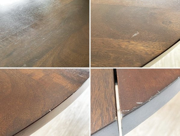 ウエストエルム West Elm バタフライダイニングテーブル Jules Drop Leaf Expandable Dining Table ウォールナットカラー 定価約54,000円 ●
