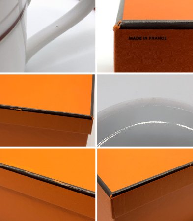 エルメス HERMES リズム rhythm ティーカップ&ソーサー C&S ペア 2客セット 未使用 箱付 ●