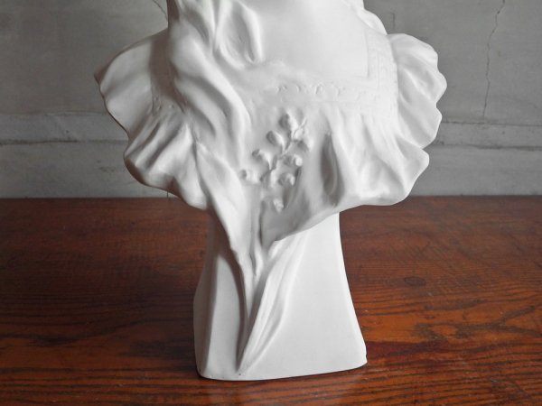 スズランの少女 胸像 Plaster statue 石膏像 デッサン 絵画用品 ディスプレイ オブジェ ♪
