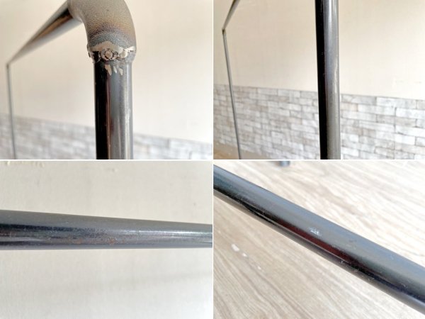 ダブルスタンダード W Standard ハンガーラック Hanger Rack HR-01BK キャスター付 ガス管 W140cm インダストリアルスタイル 定価¥22,880- ●