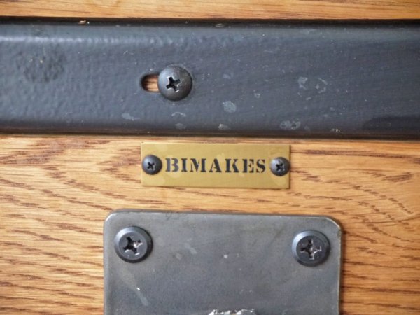 ビメイクス BIMAKES デイトン DAYTON ダイニングベンチ オーク材 × アイアン シェルフ インダストリアルデザイン ◇