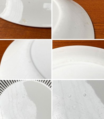 グスタフスベリ GUSTAVSBERG スピサリブ SPISA RIBB ビンテージ プレート 21cm スティグ・リンドベリ 北欧 スウェーデン A ■