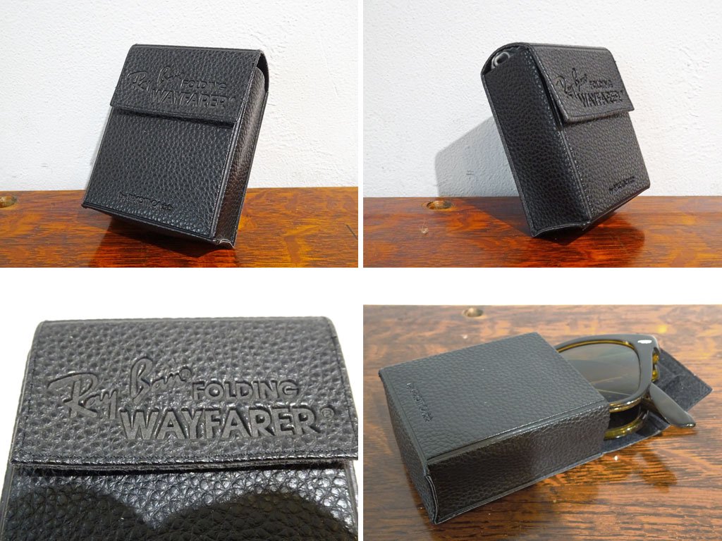 レイバン RayBan フォールディング ウェイファーラー FOLDING WAYFARER べっ甲柄 RB4105 710/51 50ロ22 2N サングラス 折畳 ケース付 ★