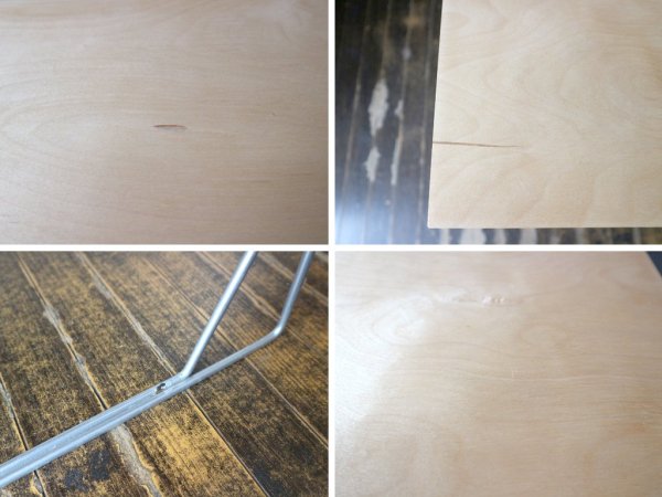 オッフィー offi オフィー スクープテーブル Scoop Table バーチ材 プライウッド Eric Pfeiffer MoMA ミッドセンチュリーモダン USA 廃番 ◎