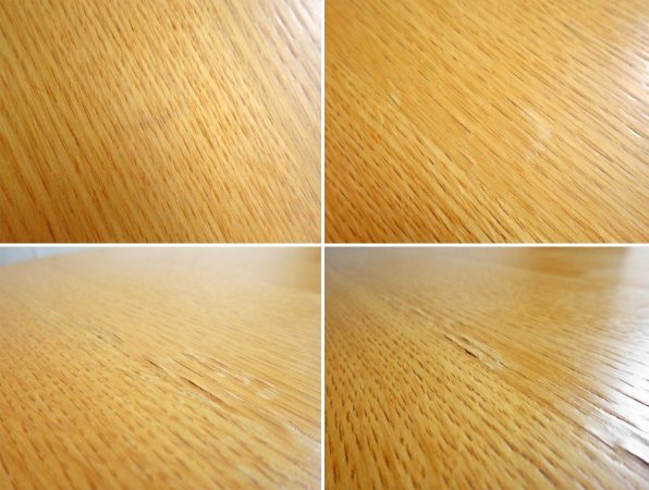 無印良品 MUJI リアルファニチャー オーク材 ラウンド ダイニングテーブル ナチュラル シンプルスタイル 廃番 ♪