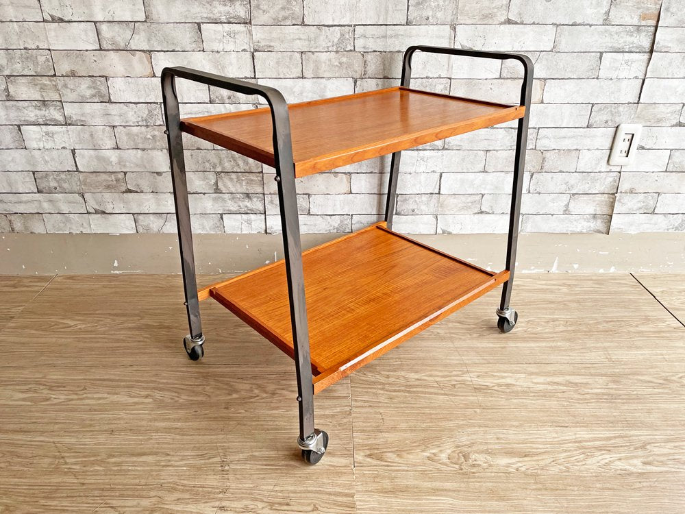 トラックファニチャー TRUCK FURNITURE サービングカート SERVING CART チーク材 キャスターワゴン 廃番 ○ – TOKYO  RECYCLE imption