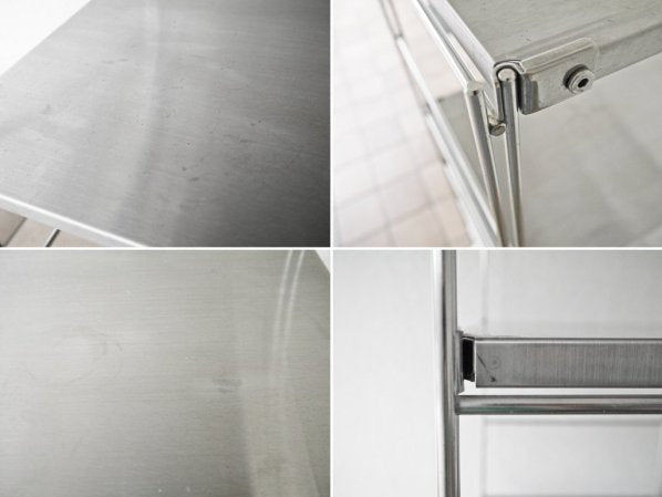 無印良品 MUJI ステンレスユニットシェルフ オープンシェルフ 1列4段 キッチンラック シンプル 定価 : ¥19,900 - ◇