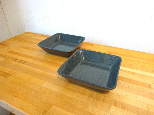 イッタラ iittala ティーマ TEEMA スクエアプレート ドッテドグレー A 廃盤 カイ フランク Kaj Franck デザイン ★