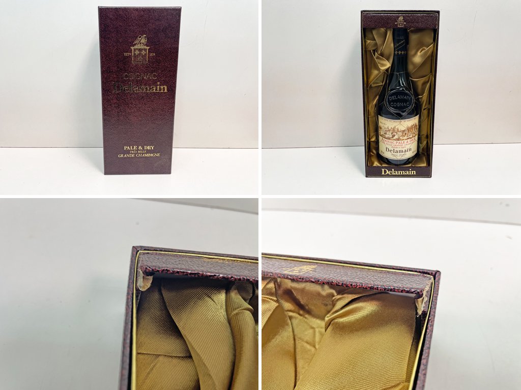 コニャック ペール&ドライ デラマン COGNAC PALE&DRY Delamain ブランデー 40度 700ml 箱付き 未開封 ●