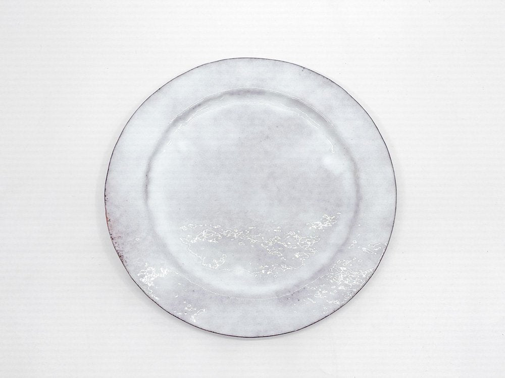 広瀬陽 YOU HIROSE 七宝焼 7寸 リム皿 平皿 現代作家 A ○ | 中古家具
