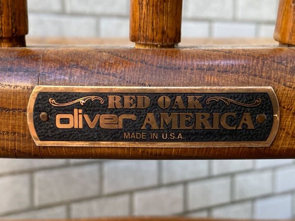 オリバーアメリカ oliver america ウィンザーチェア スポークバック レッドオーク材無垢材 クラシカル A ■
